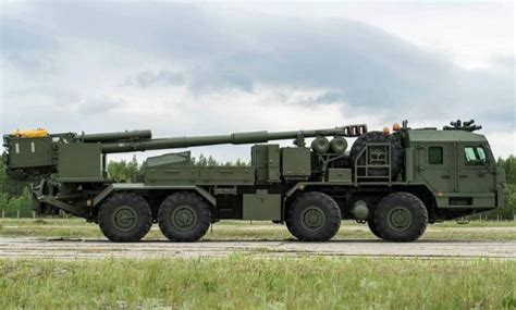 Completion of Russian 152mm 2S43 Malva self-propelled howitzer tests ...