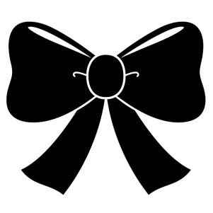 Buy Bow ribbon Silhouette Svg Png files