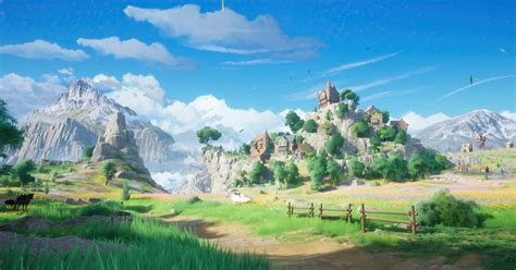 Legend of Zelda-Style Large-Scale World Created in Unreal Engine 5