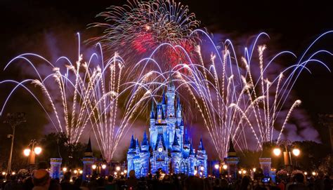 Disney World Magic Kingdom Cinderella's Castle Fireworks | Disney ...