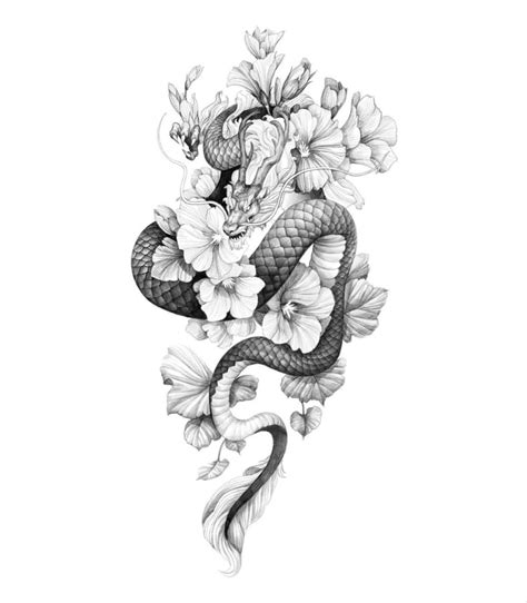 Dragon | Black dragon tattoo, Dragon sleeve tattoos, Small dragon tattoos