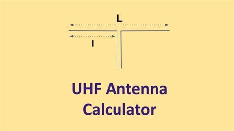 UHF Antenna Length Calculator