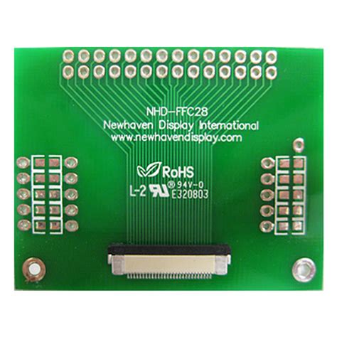 28-Pin 0.5mm Pitch FFC Connector Breakout Board