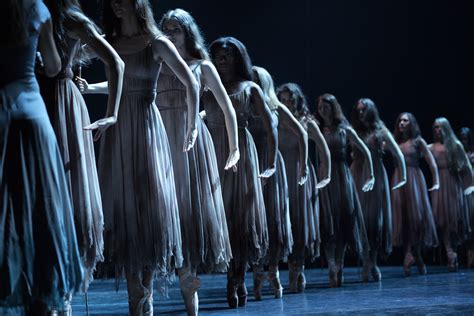 English National Ballet. "Giselle" ballet Akram Khan’s choreography ...