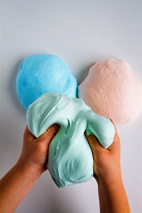 Fluffy Slime Recipe - Thirty Handmade Days - Shaving Cream Slime