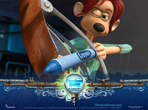 Watch Streaming HD Flushed Away, starring Hugh Jackman, Kate Winslet ...