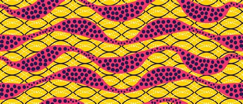 patrón africano. fondo amarillo y rosa. hermoso kitenge sin costuras ...