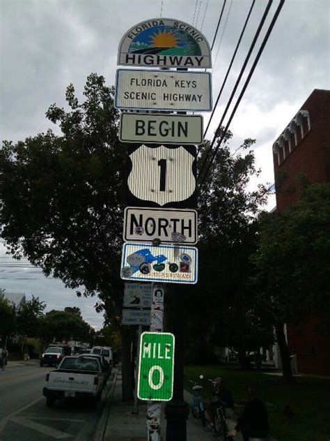 Mile marker 0 | Highway signs, Florida keys, Markers