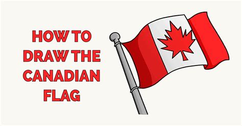 How To Draw The Canadian Flag Really Easy Drawing Tutorial | Images and ...