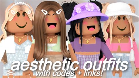 Aesthetic Roblox Outfits WITH CODES AND LINKS! | axabella - YouTube