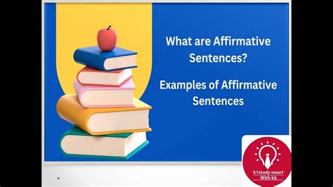 Affirmative Sentence in English | English Grammar \\Affirmative ...