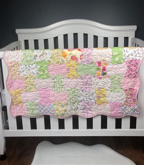 Baby Girl Quilt Kit Baby Quilt Kits Scrappy Apple Core Baby - Etsy