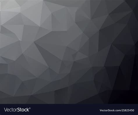 Deep black geometric background Royalty Free Vector Image