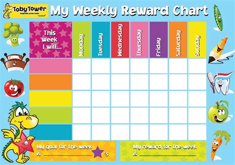 Printable Behavior Reward Chart