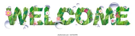 23,455 Welcome With Flowers Stock Illustrations, Images & Vectors ...