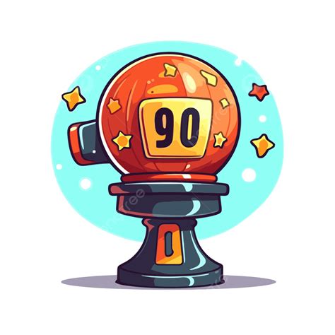 Bingo Machine With A Number 9 Shown Vector Clipart, Bingo Clipart☢️ ...