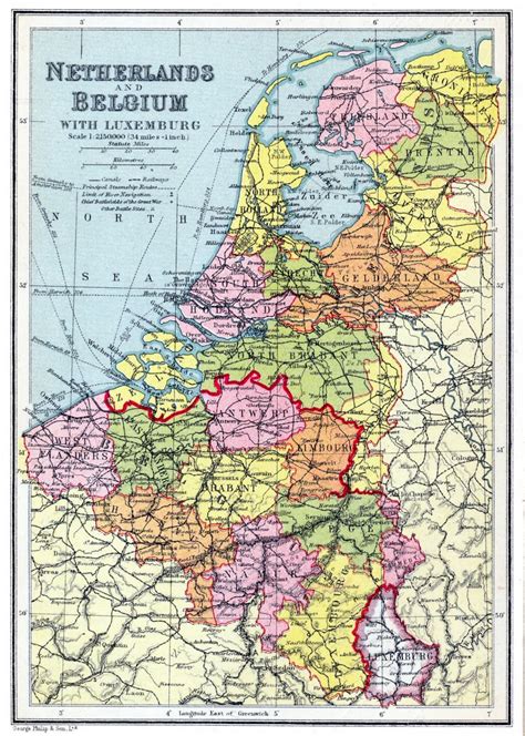 Large detailed old political and administrative map of Netherlands and ...