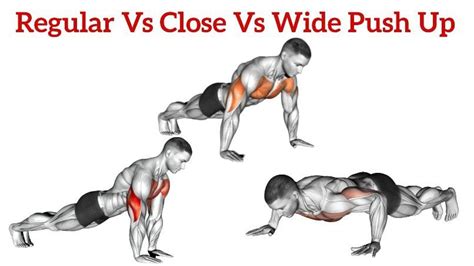 Regular Vs Wide Vs Close Grip Push Up Exercise Guide