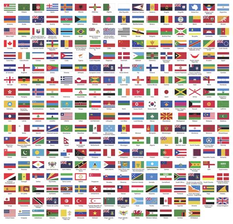 World Flags Vector