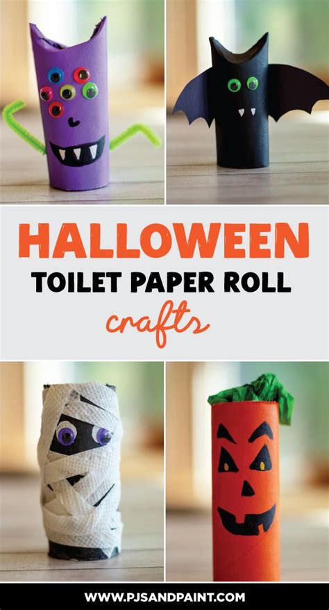 4 Fun Halloween Toilet Paper Roll Crafts | Easy Crafts for Kids ...