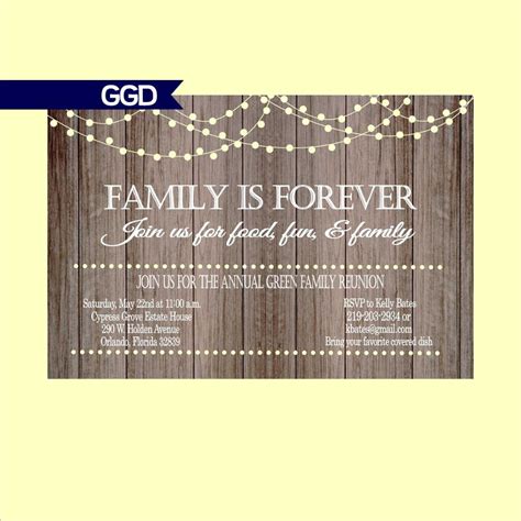 Family Reunion Invitation