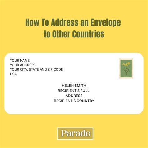 How To Address An Envelope (with Images Filled Out) - Parade