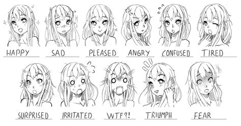 Images For > Determined Expression Anime | expressions | Pinterest ...