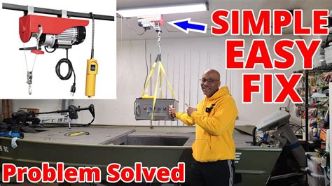 SIMPLE, EASY, AFFORDABLE {Harbor Freight Electric Hoist Install In My ...