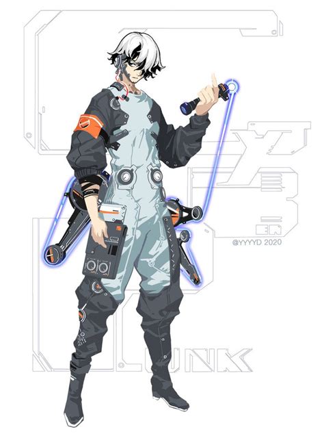 cyberpunk_7702, YYYYD - | Character design male, Character design ...