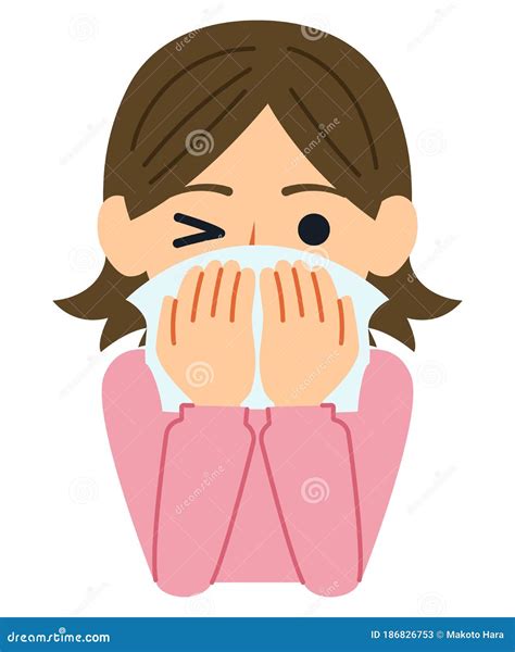 Cover Your Cough And Sneeze Symbol, Vector Illustration, Isolated On ...