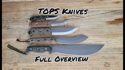 TOPS Knives Overview - YouTube