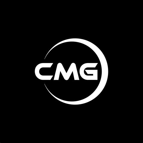 CMG letter logo design in illustration. Vector logo, calligraphy ...