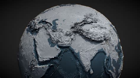 Planet Earth 3D Globe - 3D model by v7x [e60536d] - Sketchfab