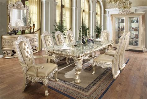 Homey Design | HD-8022-Dining Adaline Formal Dining Room Set