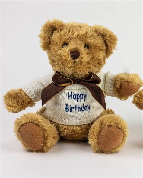 Happy Birthday Teddy| Send a bear with your message | Send a Cuddly