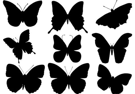 Free Butterfly Silhouette Vector - Download Free Vector Art, Stock ...