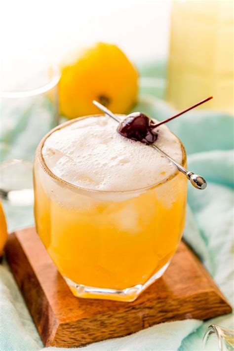 Bourbon Whiskey Sour Cocktail Recipe - Sugar and Soul