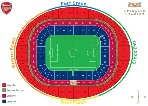 Emirates Stadium seating plan | The Club | News | Arsenal.com