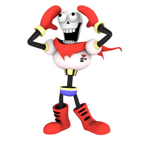 Papyrus from undertale, render3 by Nibroc-Rock on DeviantArt