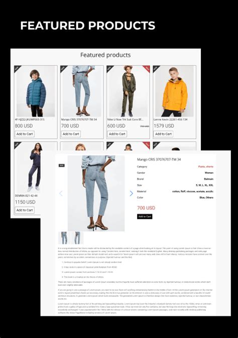 Fashion Store Website template - Joomla News - ordasoft