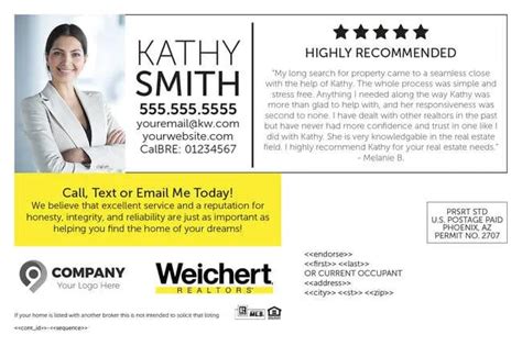 Real Estate Agent Postcard Templates by Wise Pelican