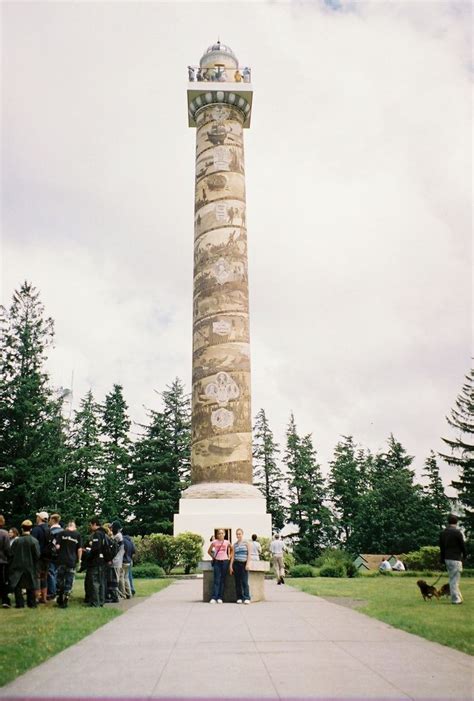 Oregon Coast, Astoria Column, in Astoria. | Astoria column, Oregon ...