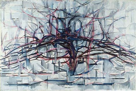 Piet Mondrian Tree Art