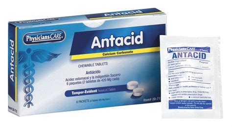 FIRST AID ONLY, Tablet, 6 x 2, Antacids and Indigestion - 48ZV51|20-712 ...