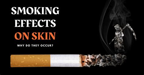 Smoking effects on skin: Why do they occur? | Sri Ramakrishna Hospital