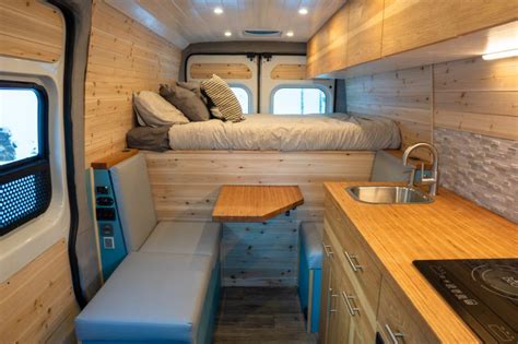 STYLISH OFF-GRID 2019 ProMaster VAN CONVERSION with SOLAR POWERED COOKING.