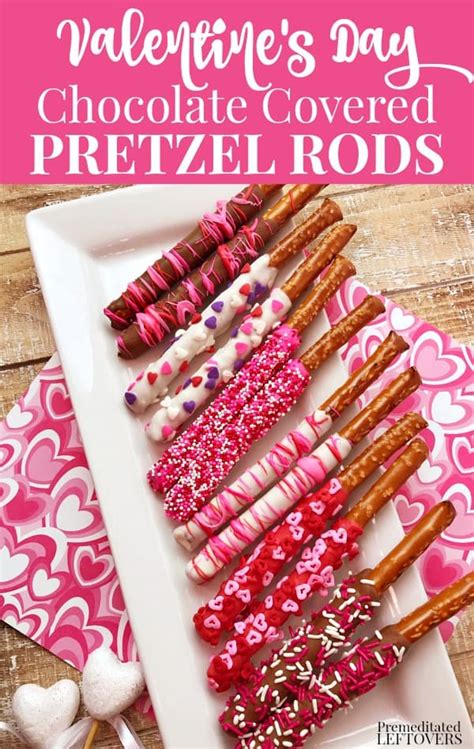 Valentine's Day Chocolate Covered Pretzels Recipe