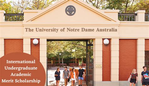 Notre Dame International Undergraduate Academic Merit Scholarship in ...