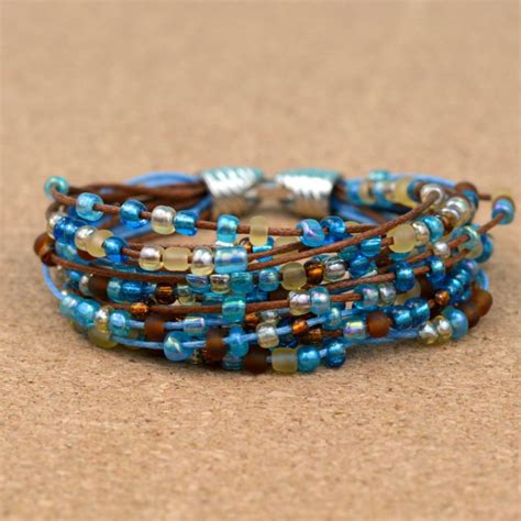 Easy Boho Beaded Bracelet - Happy Hour Projects