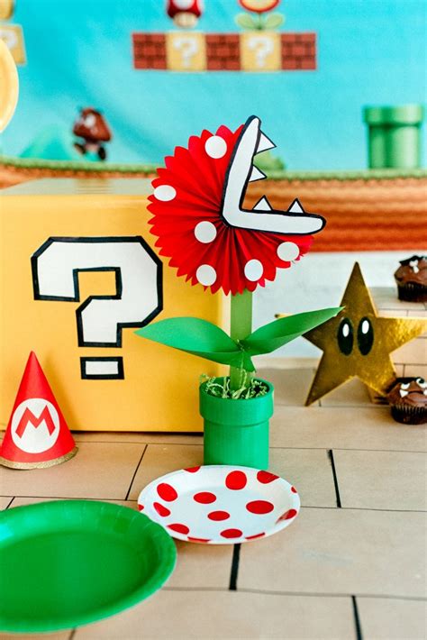 Super Mario Printable Centerpiece Mario Bros Decorations Mario ...